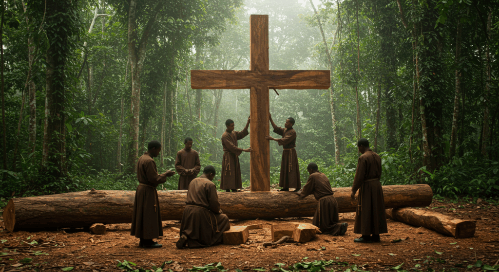 Cruz de madera