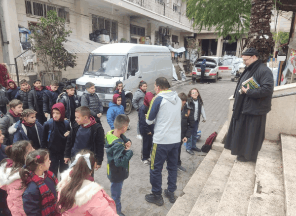 Escuela católica de Gaza
